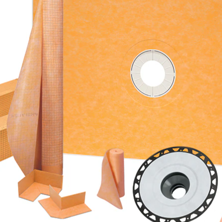 Schluter Kerdi Shower Kit In X In Shower Kit With Abs Flange