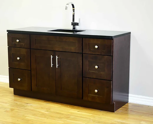 54" Solid Wood Vanity With Quartz Countertop – TC – DS54