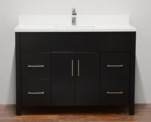 48″ Solid Wood Vanity with Quartz Countertop – TC – 4801