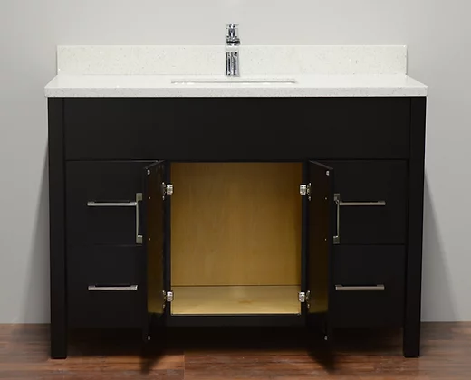 48″ Solid Wood Vanity with Quartz Countertop – TC – 4801 3 48″ Solid Wood Vanity with Quartz Countertop – TC – 4801