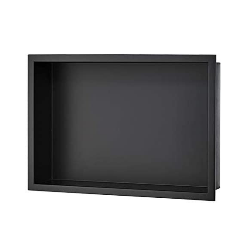 METAL Shower NICHE 12″X20″ 3.5″ dept Black