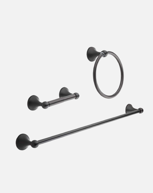 BLISS Towel Stand Set BLACK