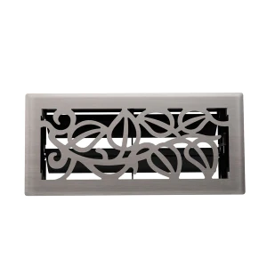 4''*10'' BRUSHED NICKEL FLOOR REGISTER