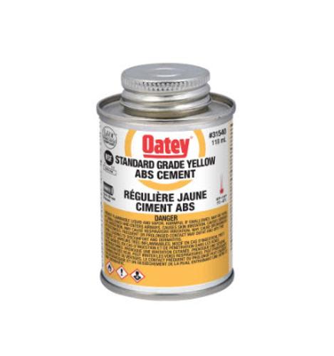 Oatey Standard Grade Yellow ABS Cement - 118 ml Can 31540