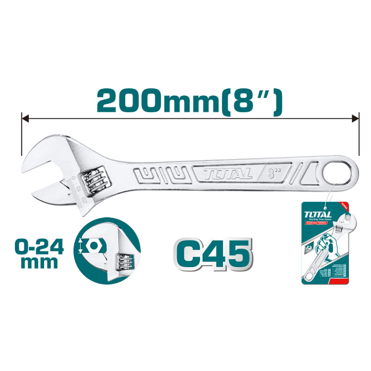 8″ Adjustable Wrench THT101083