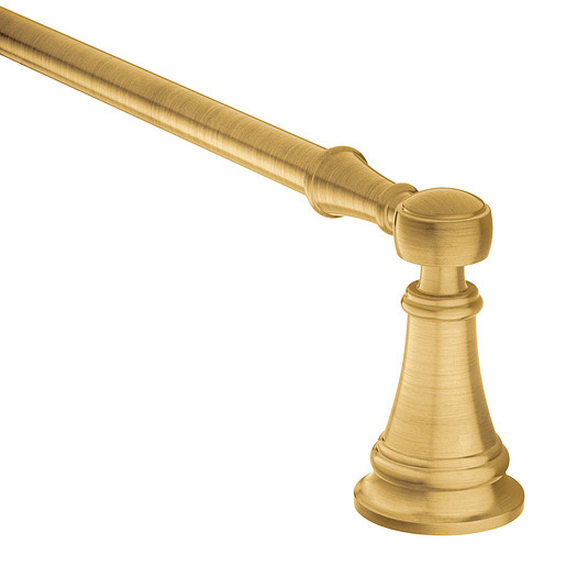 Moen Canada - YB8424BG - Weymouth Brushed Gold 24'' Towel Bar