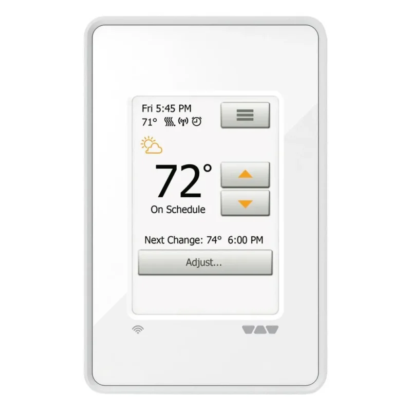 Schluter DITRA-HEAT-E-WIFI Programmable Wi-Fi Thermostat - Bright White DHERT104BW