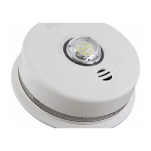 Kidde P4010ACLEDSCA 2 In 1 Integrated 120 V AC Wire-In Smoke Alarm With LED Strobe Light