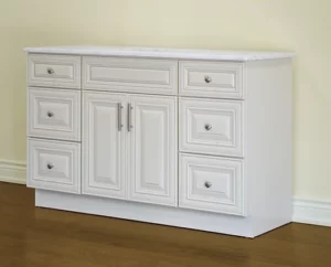 54" Solid Wood Vanity With Quartz Countertop – BLISS – IC54
