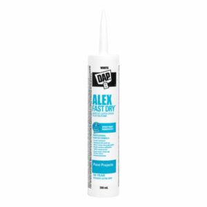 DAP Alex Fast Dry Latex Acrylic and Silicone Caulk – 300 ml – White