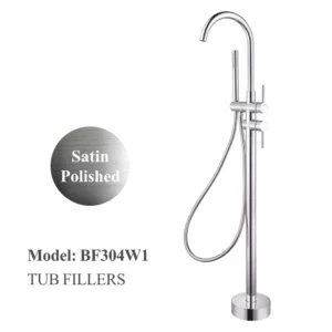 Free stand bathtub faucet stainless steel BF304W1
