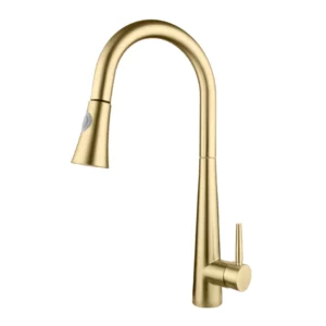 Faucet Vanities Single Hole Wash Sink 304 Stainless Steel gold Kitchen Faucets KF304S-G