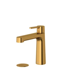 ROHL Nibi Single Handle Bathroom Faucet With Top Handle – Brushed Gold | Model Number: NBS01THBG