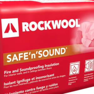 Rockwool Safe’n’Sound 16 inch O.C. For 2×4 Wood Studs