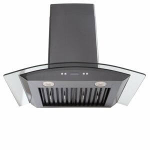 Cologne 900CFM 30”/36” Black Stainless Steel Wall Mount
